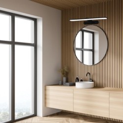 Sieninis šviestuvas SPLASH BLACK 8W LED