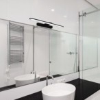 Sieninis šviestuvas SPLASH BLACK 8W LED