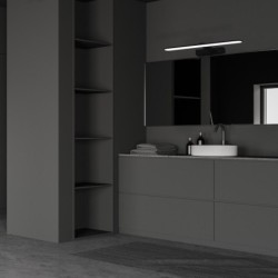 Sieninis šviestuvas SPLASH BLACK 8W LED