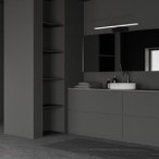 Sieninis šviestuvas SPLASH BLACK 8W LED