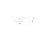 Sieninis šviestuvas SPLASH WHITE 8W LED