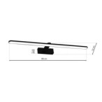 Sieninis šviestuvas SPLASH BLACK 16W LED