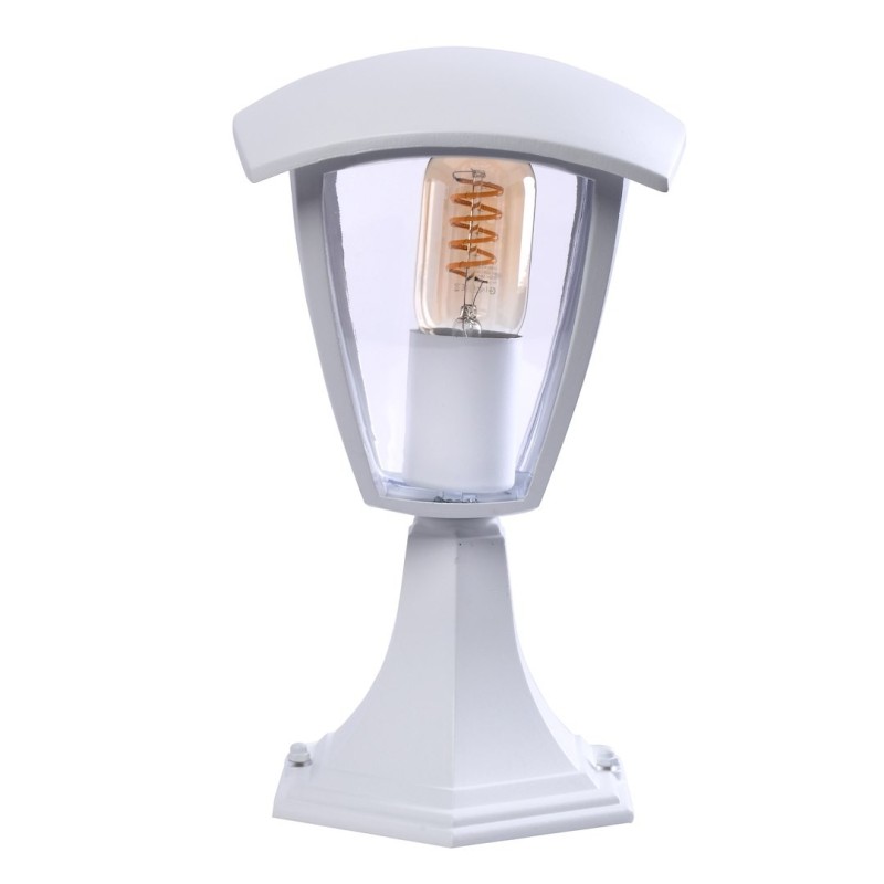 Pastatomas lauko šviestuvas FOX WHITE 1xE27 mažas