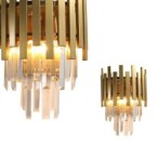 Sieninis šviestuvas ASPEN GOLD 2xE14