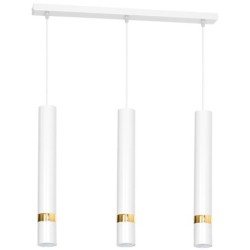 Pakabinamas šviestuvas JOKER WHITE/GOLD 3xGU10