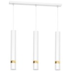 Pakabinamas šviestuvas JOKER WHITE/GOLD 3xGU10