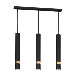 Pakabinamas šviestuvas JOKER BLACK/GOLD 3xGU10