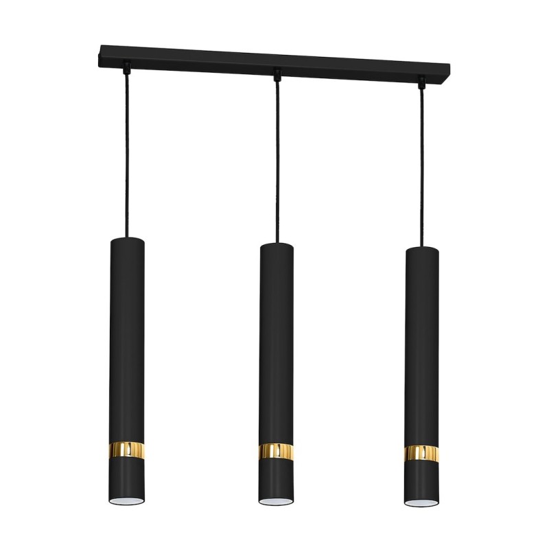 Pakabinamas šviestuvas JOKER BLACK/GOLD 3xGU10