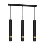 Pakabinamas šviestuvas JOKER BLACK/GOLD 3xGU10