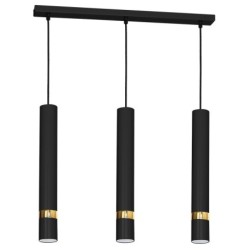 Pakabinamas šviestuvas JOKER BLACK/GOLD 3xGU10