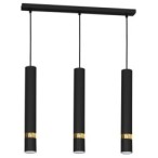 Pakabinamas šviestuvas JOKER BLACK/GOLD 3xGU10