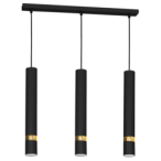 Pakabinamas šviestuvas JOKER BLACK/GOLD 3xGU10