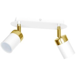 Lubinis šviestuvas JOKER WHITE/GOLD 2xGU10