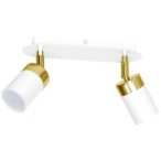 Lubinis šviestuvas JOKER WHITE/GOLD 2xGU10