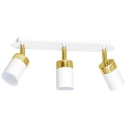 Lubinis šviestuvas JOKER WHITE/GOLD 3xGU10