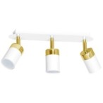 Lubinis šviestuvas JOKER WHITE/GOLD 3xGU10