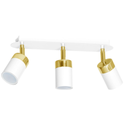Lubinis šviestuvas JOKER WHITE/GOLD 3xGU10