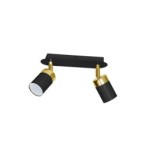 Lubinis šviestuvas JOKER BLACK/GOLD 2xGU10
