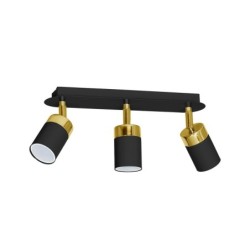 Lubinis šviestuvas JOKER BLACK/GOLD 3xGU10