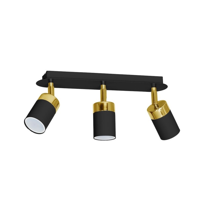 Lubinis šviestuvas JOKER BLACK/GOLD 3xGU10