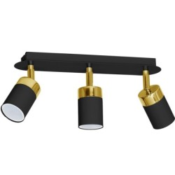 Lubinis šviestuvas JOKER BLACK/GOLD 3xGU10