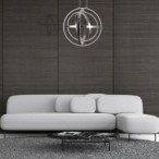 Pakabinamas šviestuvas COPERNICUS CHROME 260W LED