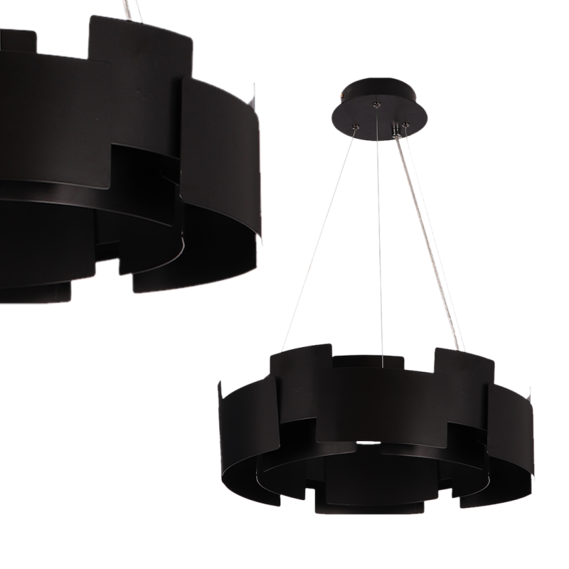 Pakabinamas šviestuvas TORINO BLACK 24W LED