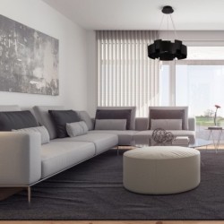 Pakabinamas šviestuvas TORINO BLACK 24W LED