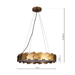 Pakabinamas šviestuvas SOHO GOLD 24W LED