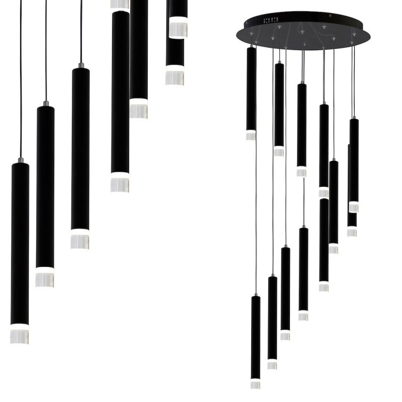 Pakabinamas šviestuvas CARBON 12W LED