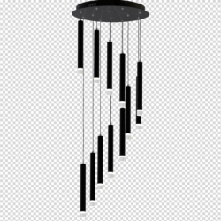 Pakabinamas šviestuvas CARBON 12W LED