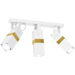 Lubinis šviestuvas VIDAR WHITE/GOLD 3xGU10