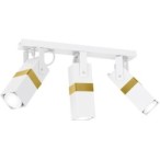 Lubinis šviestuvas VIDAR WHITE/GOLD 3xGU10