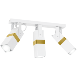 Lubinis šviestuvas VIDAR WHITE/GOLD 3xGU10
