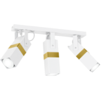Lubinis šviestuvas VIDAR WHITE/GOLD 3xGU10