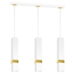 Pakabinamas šviestuvas VIDAR WHITE/GOLD 3xGU10