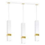 Pakabinamas šviestuvas VIDAR WHITE/GOLD 3xGU10