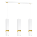 Pakabinamas šviestuvas VIDAR WHITE/GOLD 3xGU10