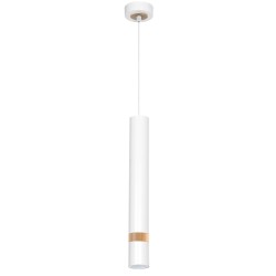 Pakabinamas šviestuvas JOKER WHITE/WOOD 1xGU10