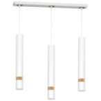 Pakabinamas šviestuvas JOKER WHITE/WOOD 3xGU10