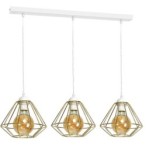 Pakabinamas šviestuvas LUPO WHITE/GOLD 3xE27