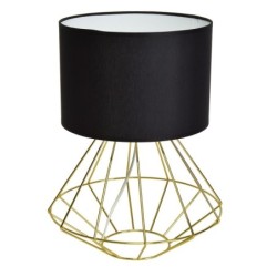 Stalinis šviestuvas LUPO BLACK/GOLD 1xE27