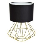 Stalinis šviestuvas LUPO BLACK/GOLD 1xE27