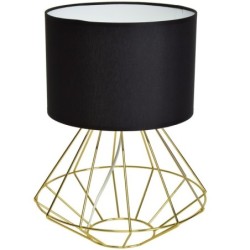 Stalinis šviestuvas LUPO BLACK/GOLD 1xE27