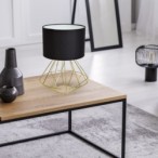 Stalinis šviestuvas LUPO BLACK/GOLD 1xE27