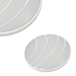 Lubinis šviestuvas SHELL BALTAS 40W LED Ø480 mm + PULTELIS