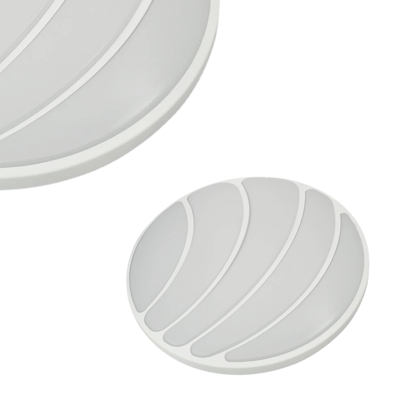 Lubinis šviestuvas SHELL BALTAS 40W LED Ø480 mm + PULTELIS