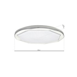 Lubinis šviestuvas OPTIMA 52W LED Ø480 mm + Pultelis