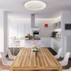 Lubinis šviestuvas BOB 40W LED Ø490 mm + Pultelis