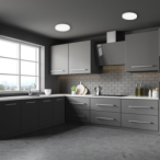 Lubinis šviestuvas GEA WHITE 36W LED Ø390 mm + Pultelis